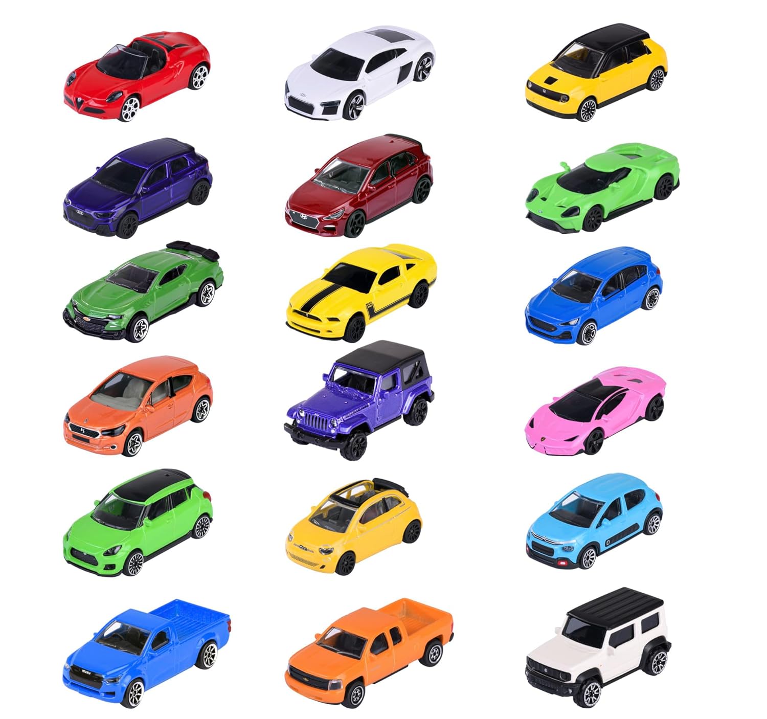 Braintastic Simba Majorette Street Cars Assortment Combo ( 18 pcs in Total)