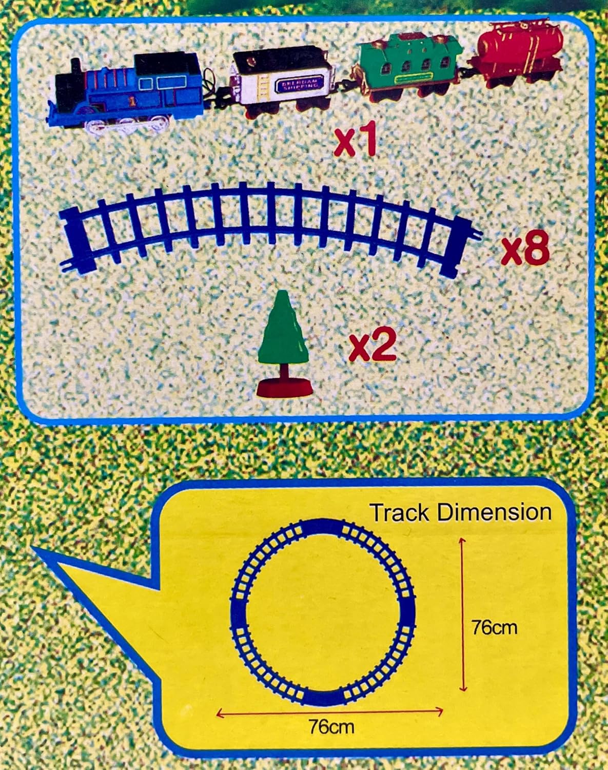 Braintastic Smok Train Toy Set with Sound and Music (Tomas Train)