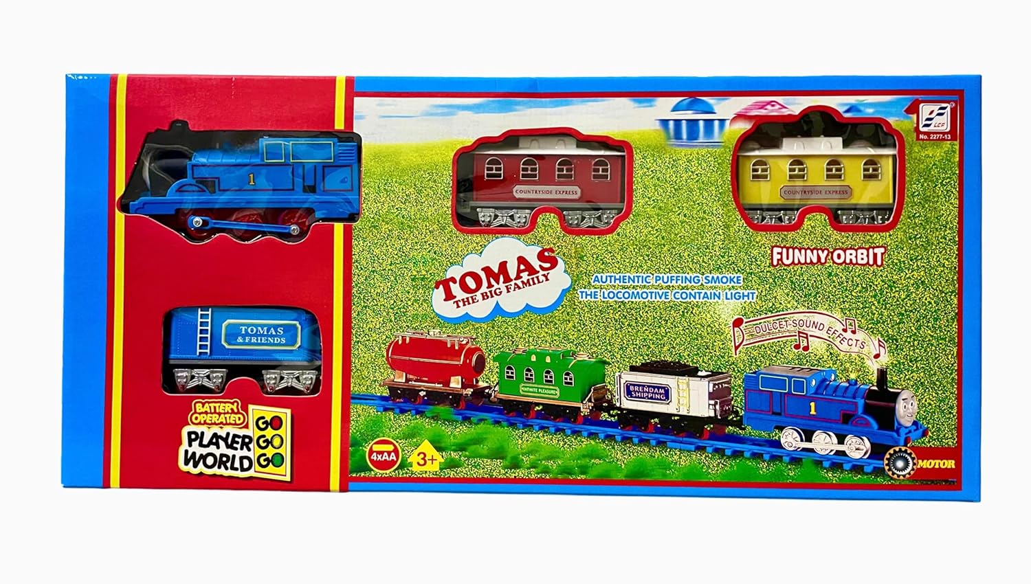 Braintastic Smok Train Toy Set with Sound and Music (Tomas Train)