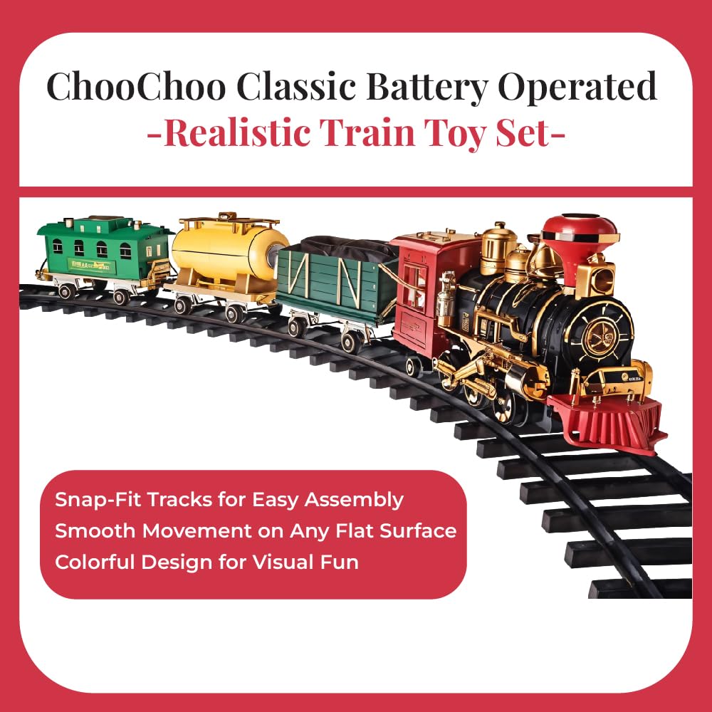 Braintastic Smok Train Toy Set with Sound and Music (CHOOCHOO Train)