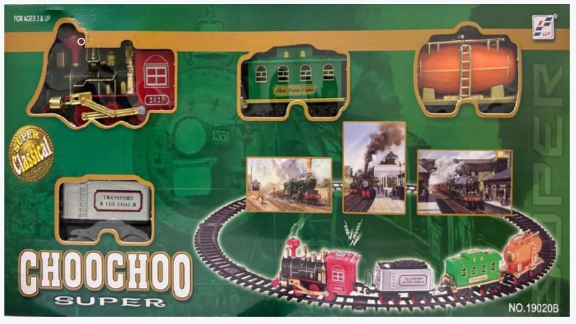 Braintastic Smok Train Toy Set with Sound and Music (CHOOCHOO Train)
