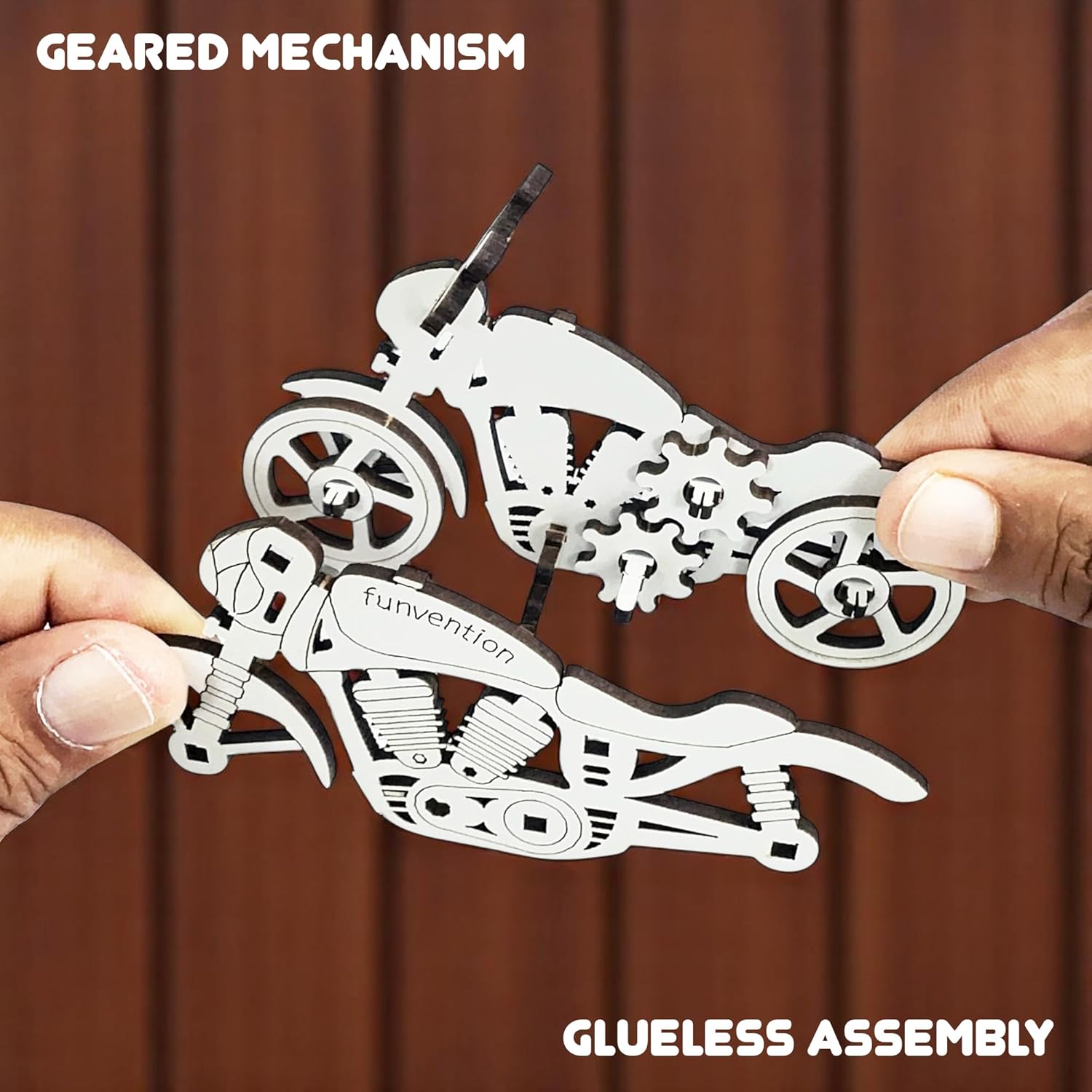 Funvention Birthday Return Gifts (Pack of 24) Fun Fidgets - Bike Series | DIY Mini Mechanical Models 3D Puzzle Return Favours for Kids Birthday Party 5+ Years Made in India Toys Return Gift