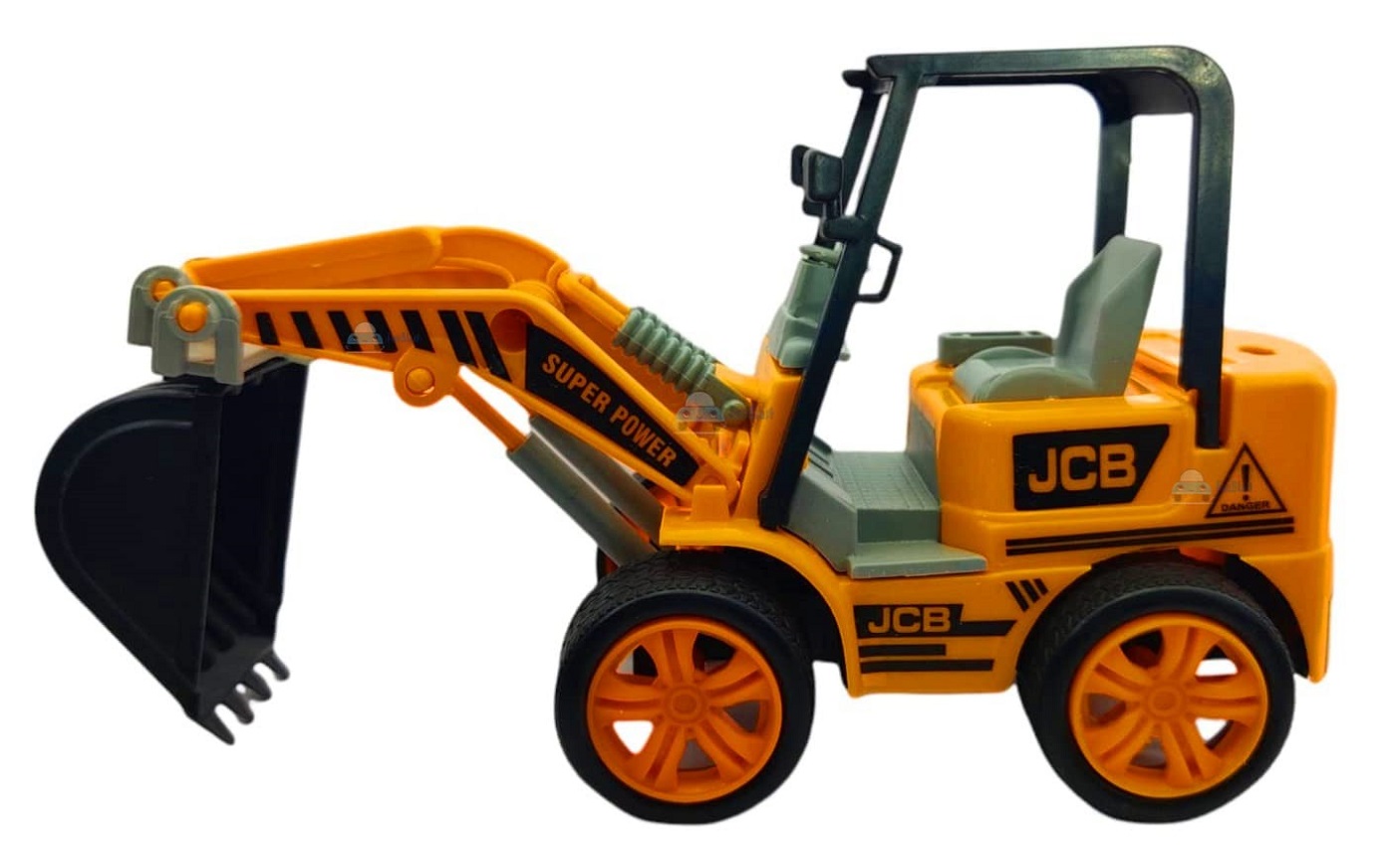 Braintastic Toy Truck for Kids – Construction Shovel Loader Excavator with 360° Rotation (Pack of 1)