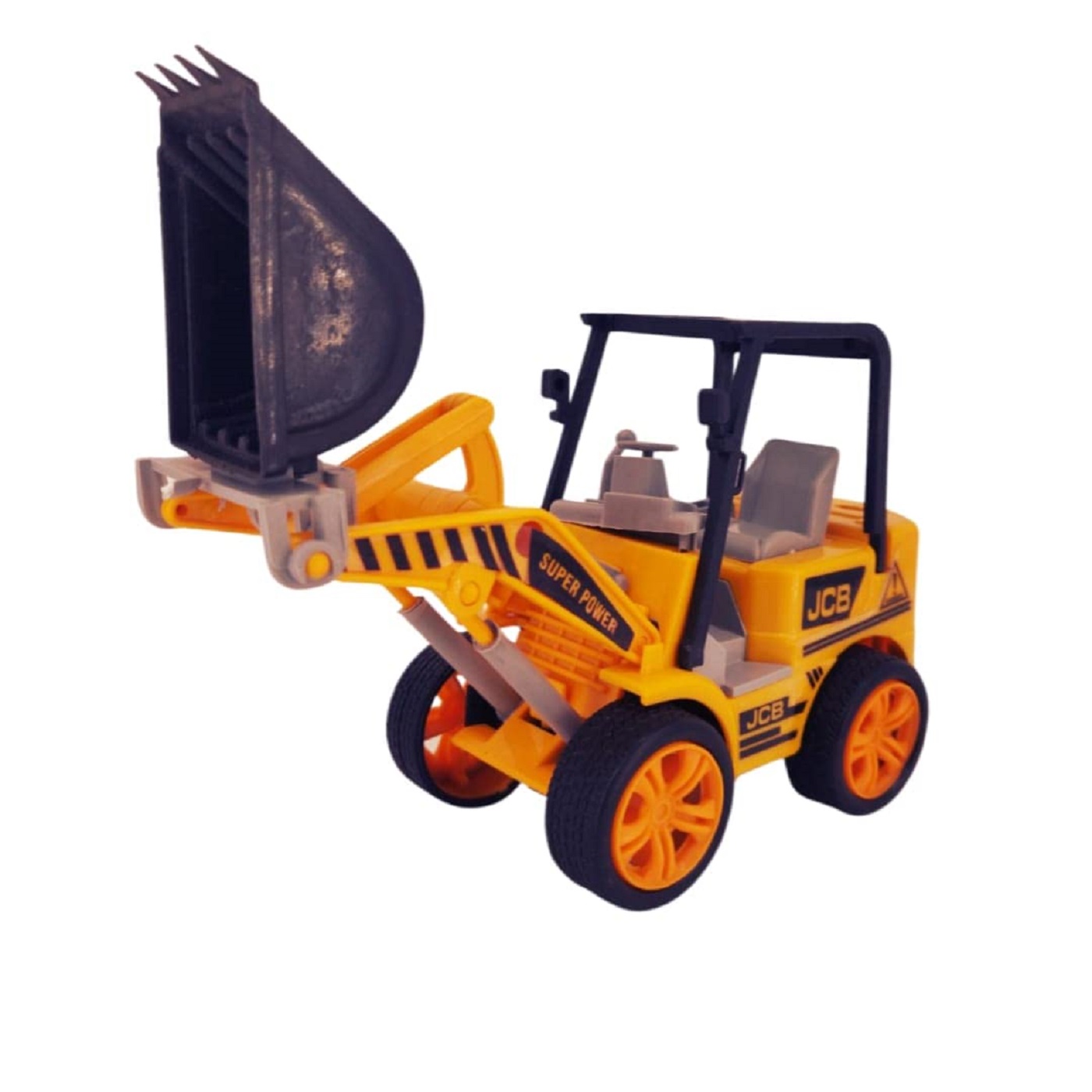 Braintastic Toy Truck for Kids – Construction Shovel Loader Excavator with 360° Rotation (Pack of 1)