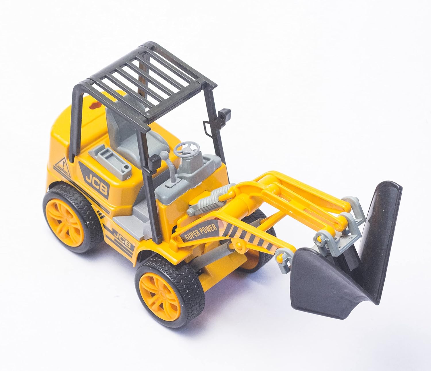 Braintastic Friction Powered Bulldozer Toy for Kids – Push and Go Plastic Construction Vehicle | Birthday Gift Toy & Home Decoration (Pack of 1)