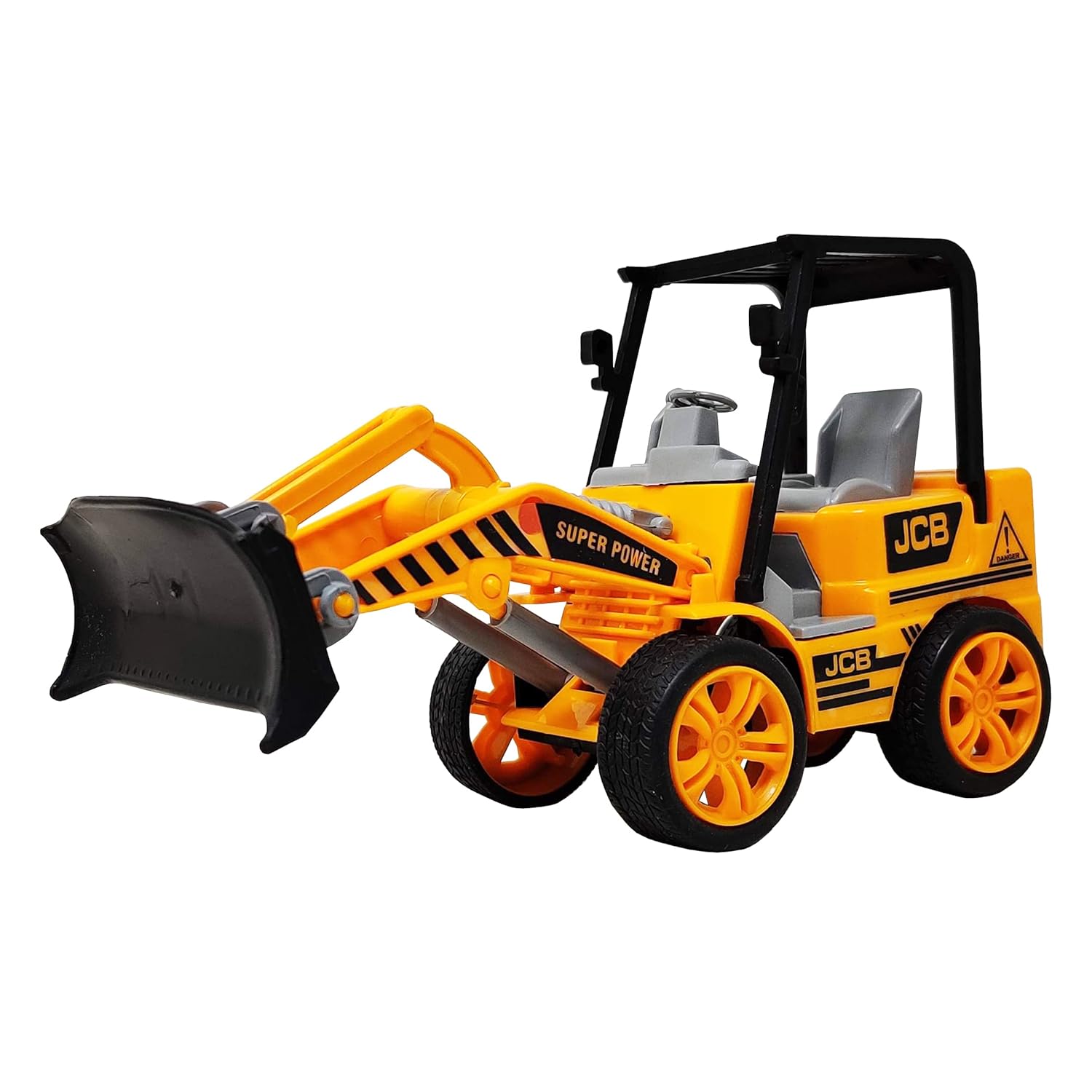 Braintastic Friction Powered Construction Vehicle Toy for Kids – Realistic Plastic Engineering Truck Machine Puller (Pack of 1)