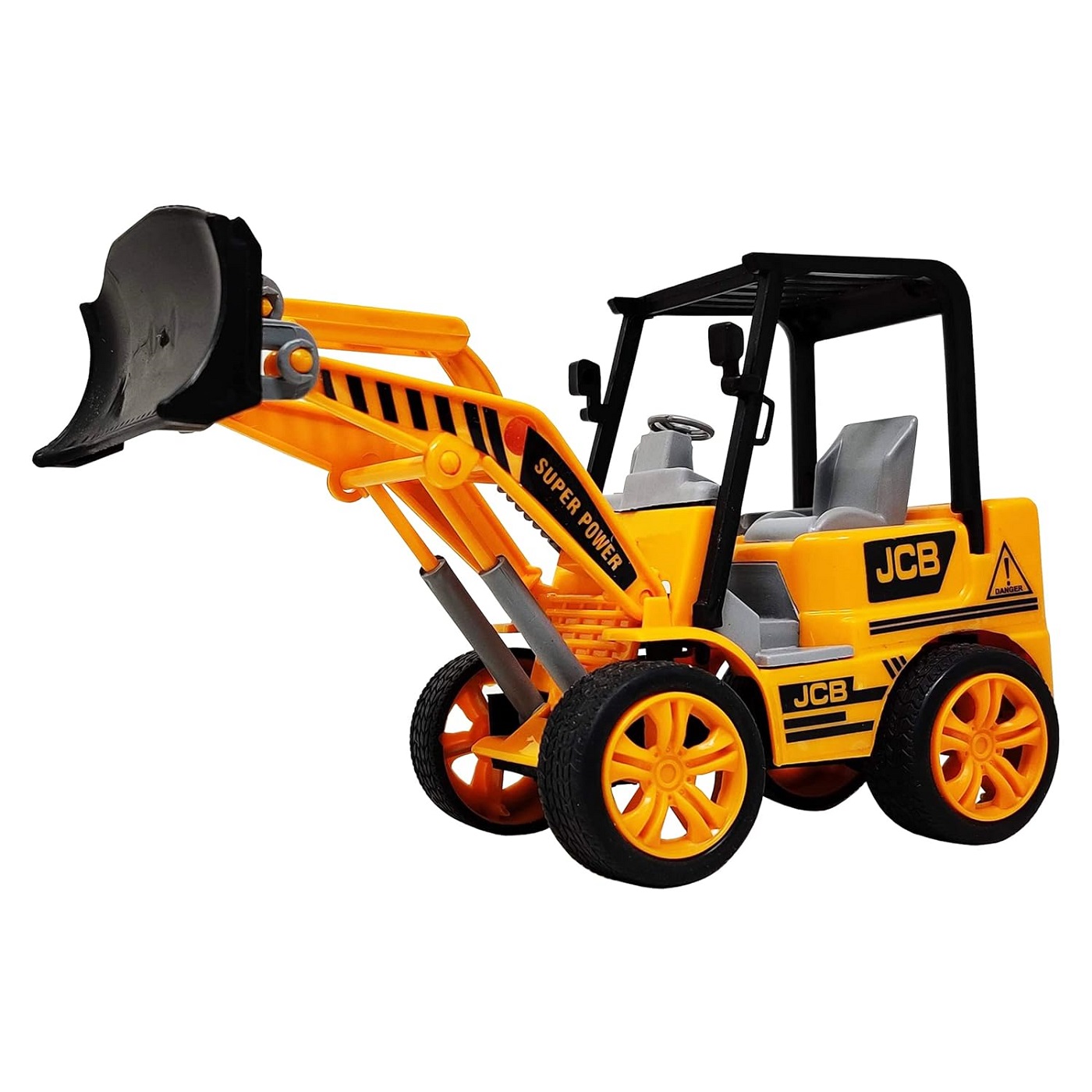 Braintastic Friction Powered Construction Vehicle Toy for Kids – Realistic Plastic Engineering Truck Machine Puller (Pack of 1)