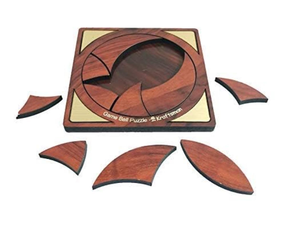 Braintastic Wooden Puzzle,Travel Board Game Learning & Creative Educational Intelligence Brain Games, Pack of 24(3x8 DIY) for Birthday Return Gifts Party Pack with Travel Pouch for All Age Group