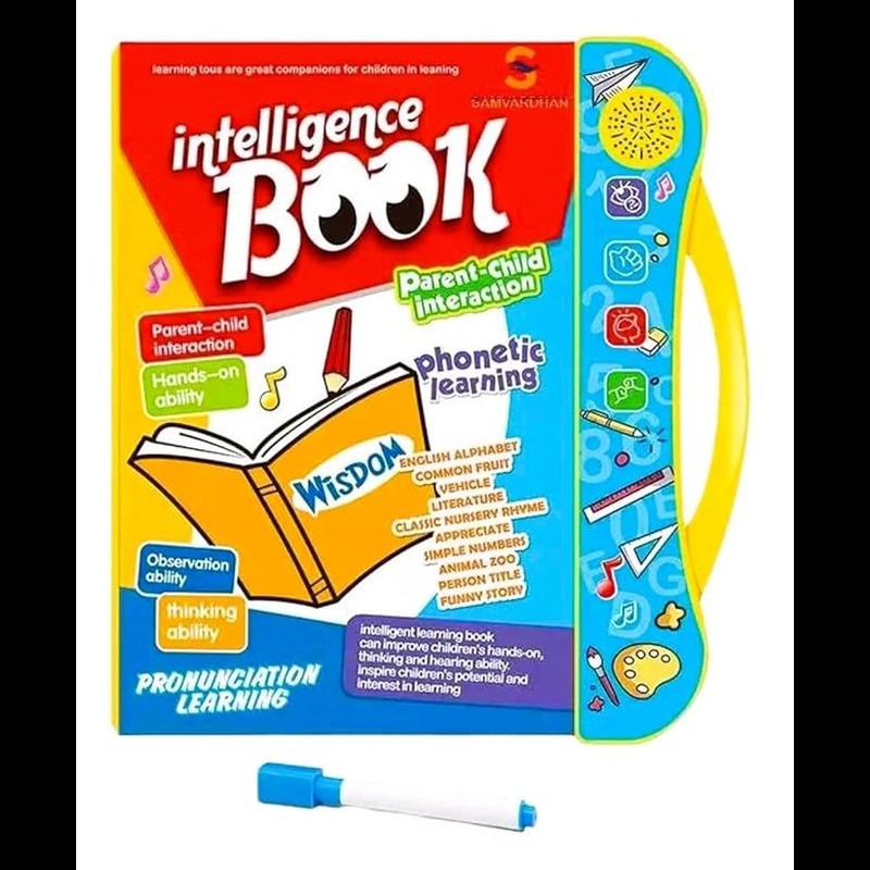 Braintastic Interactive Intelligence Musical English Educational Phonetic Learning Books  (Multicolor)