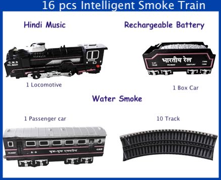 Braintastic Smok Train Toy Set with Sound and Music (Rail Gadi)