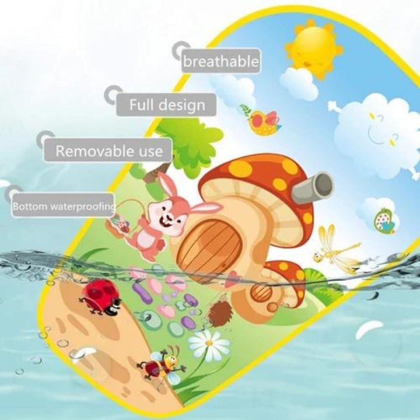 Braintastic Baby Kick and Play Piano Gym | Musical Activity Mat with Hanging Toys, Lights & Fitness Rack for Newborns & Toddlers 0–36 Months