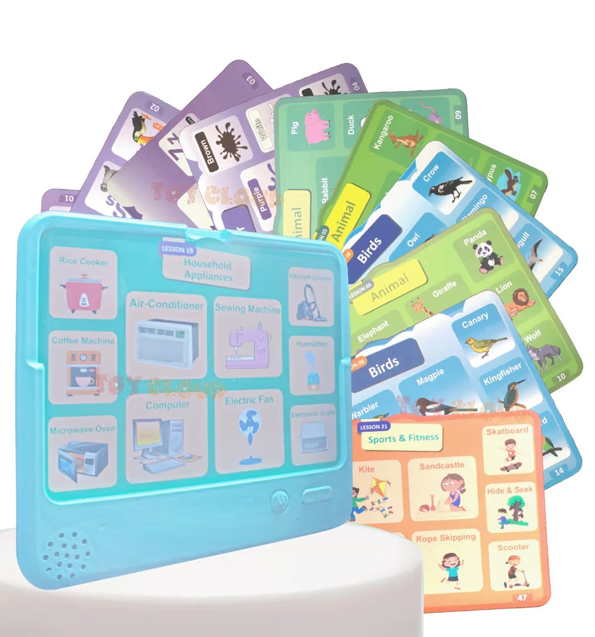 Braintastic Children's Enlightenment Reading Machine with Audio Cards | Interactive Early Educational Learning Toy for Toddlers & Preschoolers (Card Reader)