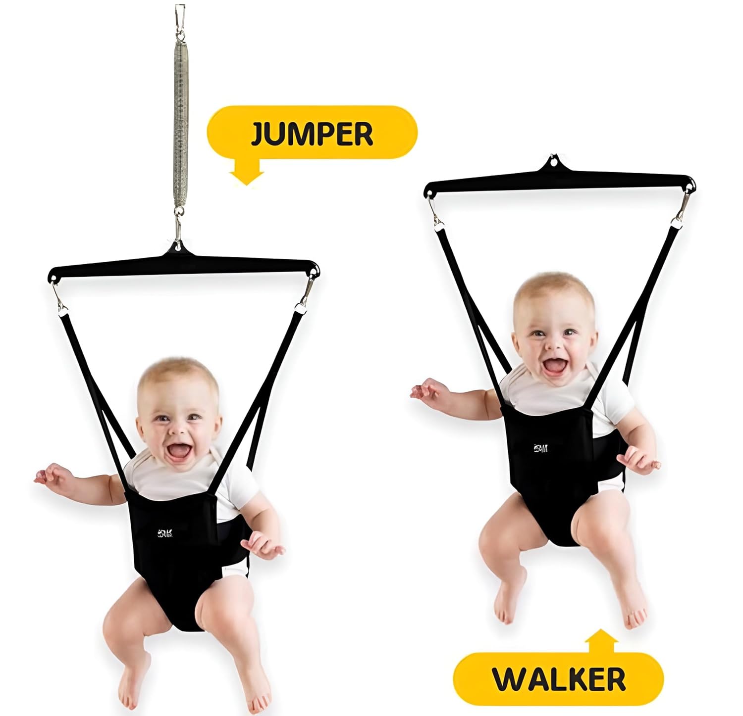 Braintastic Baby Jumper & Walker with Door Clamp | Walk Trainer Baby Exerciser | Activity Bouncer for Coordination & Active Play | Carry Capacity up to 13 kg