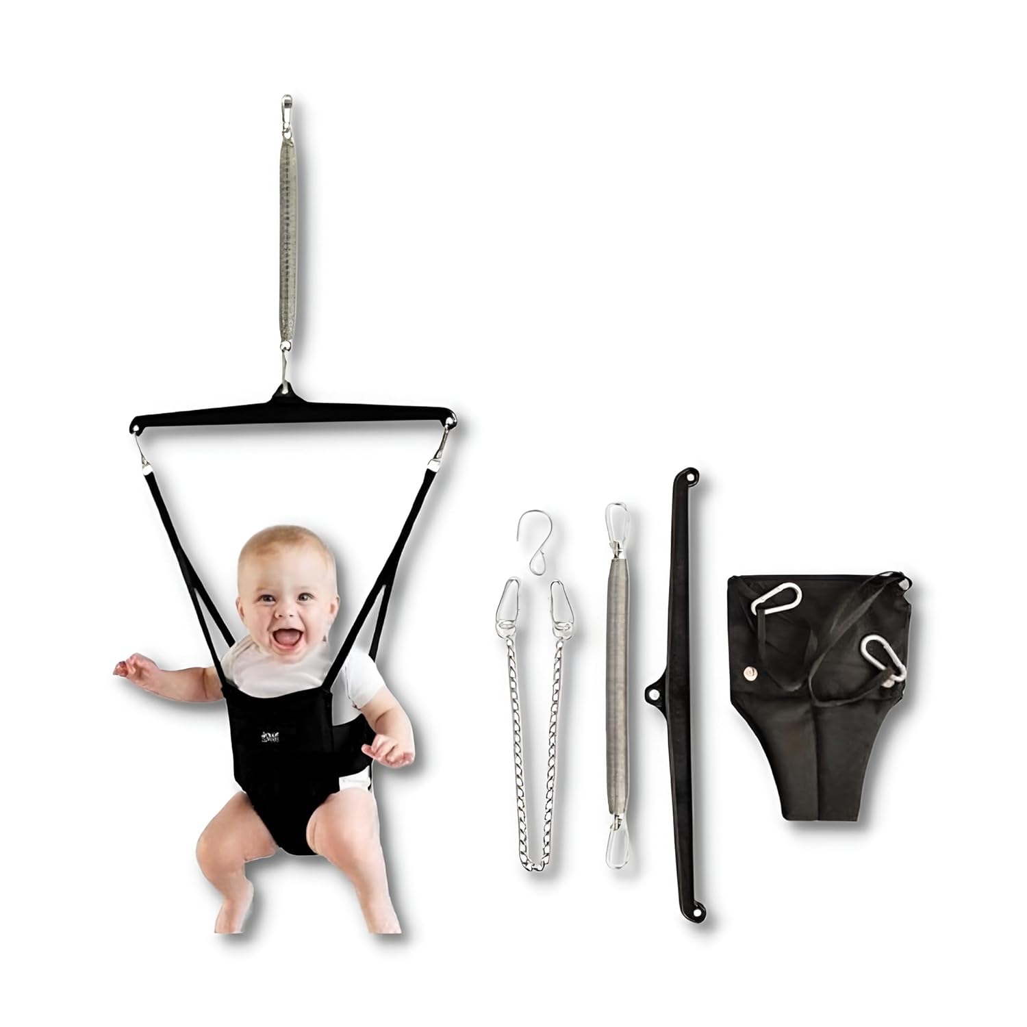 Braintastic Baby Jumper & Walker with Door Clamp | Walk Trainer Baby Exerciser | Activity Bouncer for Coordination & Active Play | Carry Capacity up to 13 kg