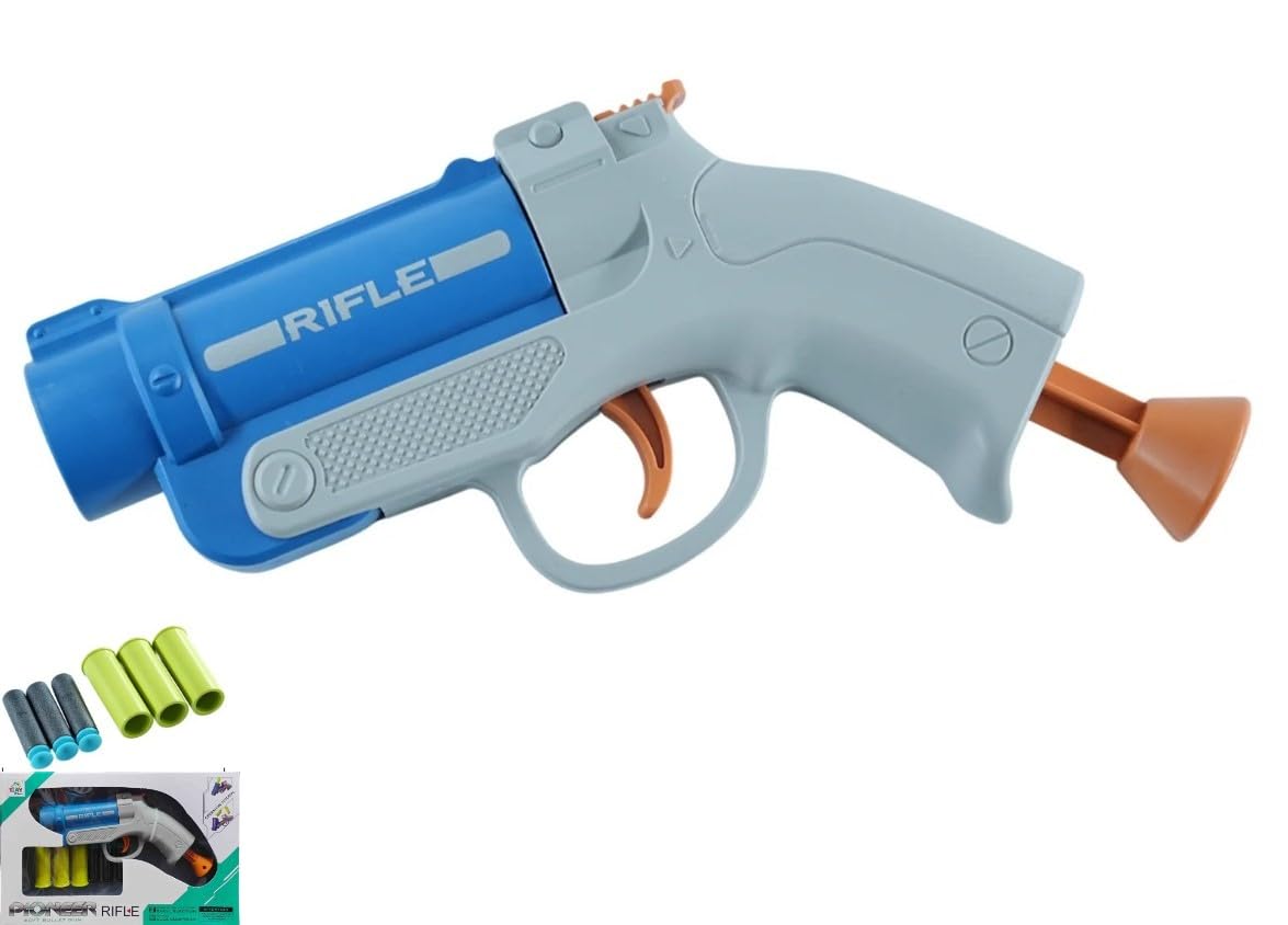 Braintatsic Kids Rifle Bullet Gun Toy with 3 Safe Darts, Fun Shooting Game for Boys & Girls