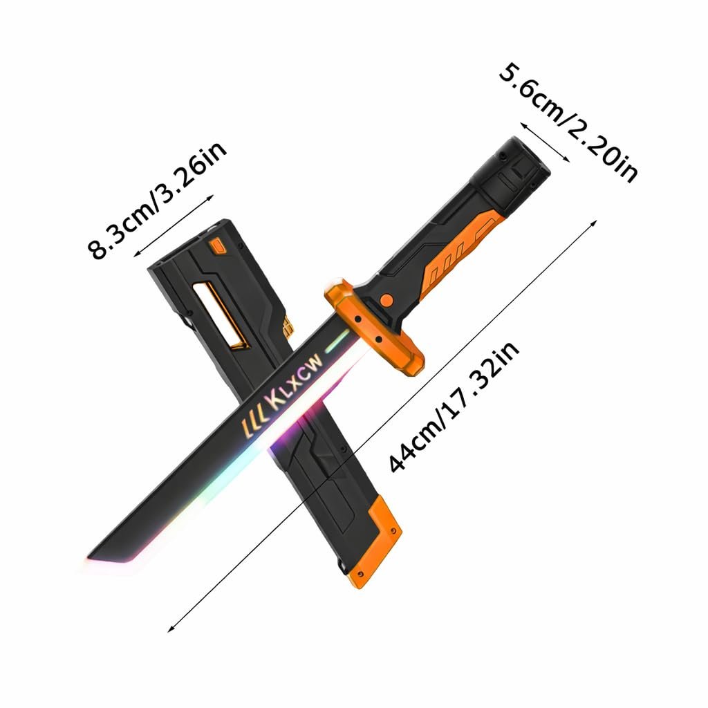 Braintastic Kids LED Light Saber Sword Toy with Sound | Glowing Action Toy Stick | Battery Operated Toy for Boys & Girls (Sword Red with Sound & Smoke)