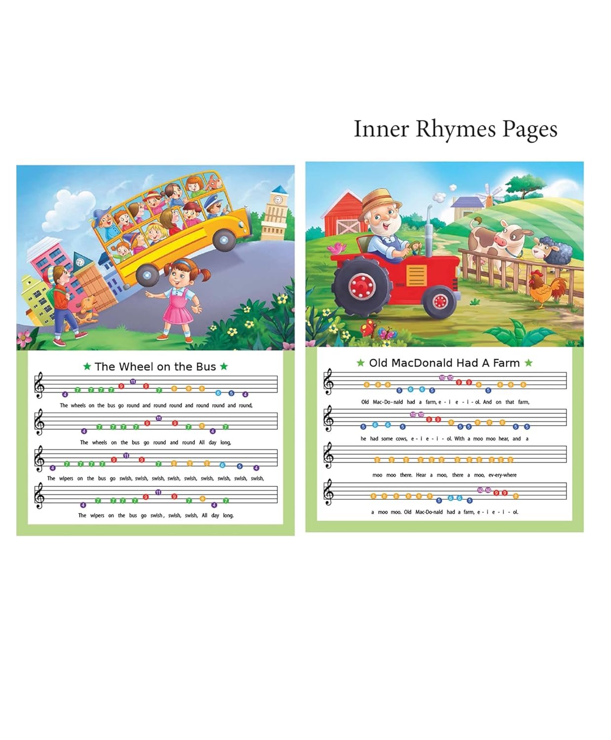 Braintastic Sing-Along Nursery Rhymes Piano Book for Kids – Musical Sound Book with Keyboard | 5 Play & Sing Easy Rhymes | Interactive Educational Toy for Toddlers & Preschool Children-Sky Blue