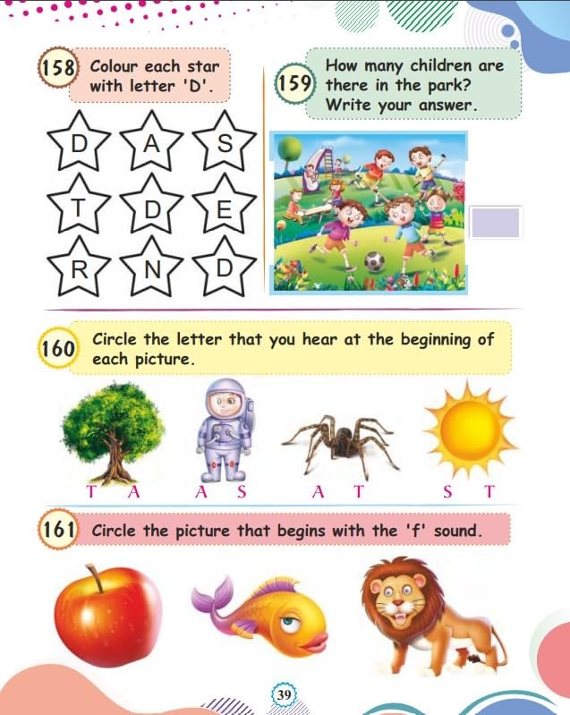 250 Brain Puzzles Book - Brain Booster Activity Book for Kids 3 - 5 Years Old (English)